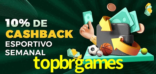 10% de bônus de cashback na topbrgames
